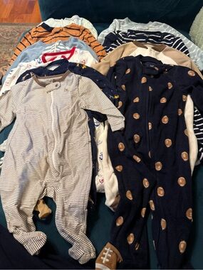 Baby Print Footed One-Piece